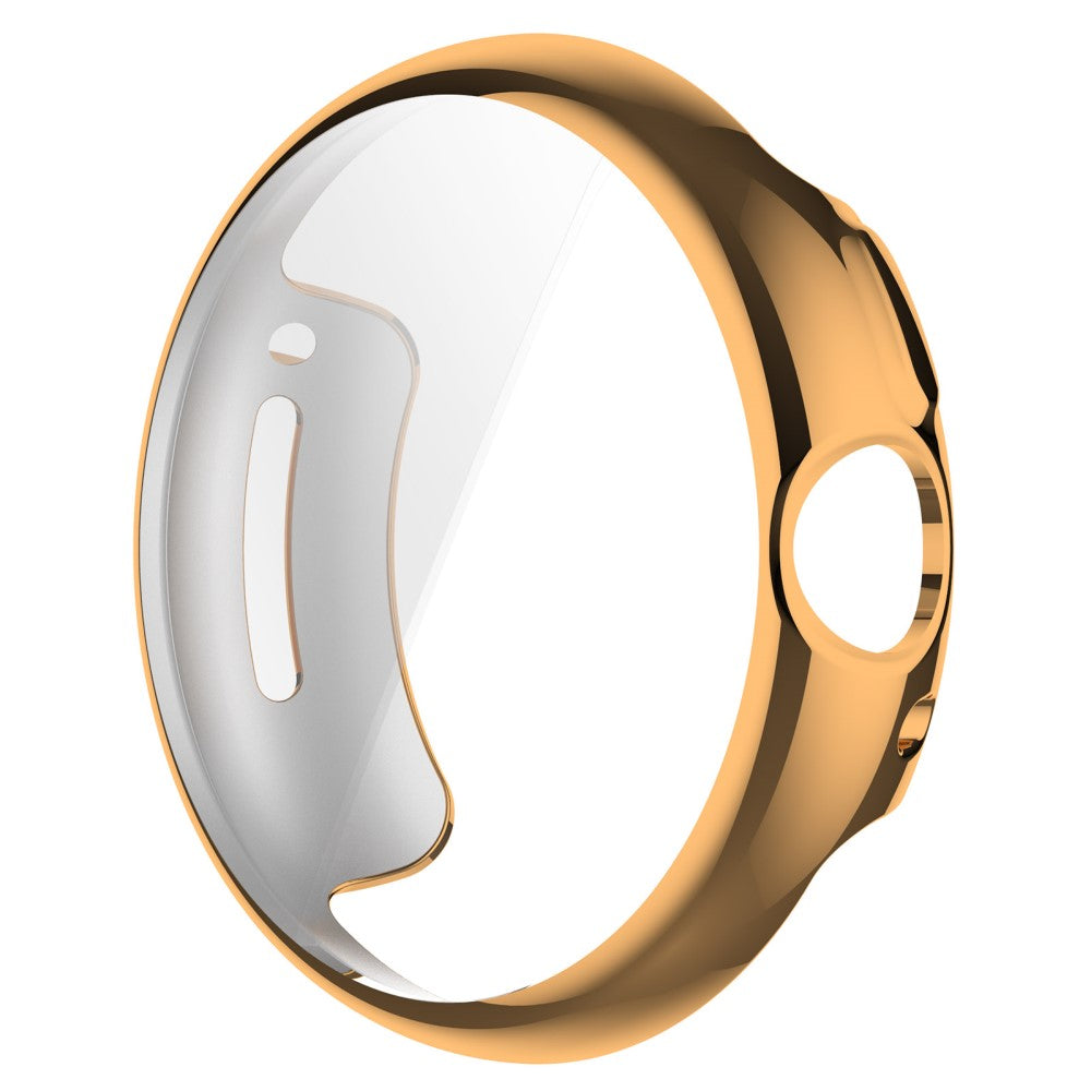 Godt Google Pixel Watch Cover med Skærmbeskytter i Silikone - Pink#serie_6