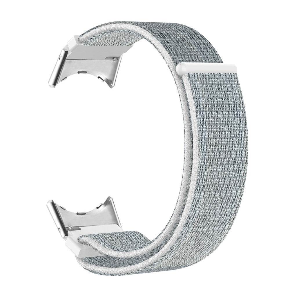 Super flot Google Pixel Watch Nylon Rem - Sølv#serie_1