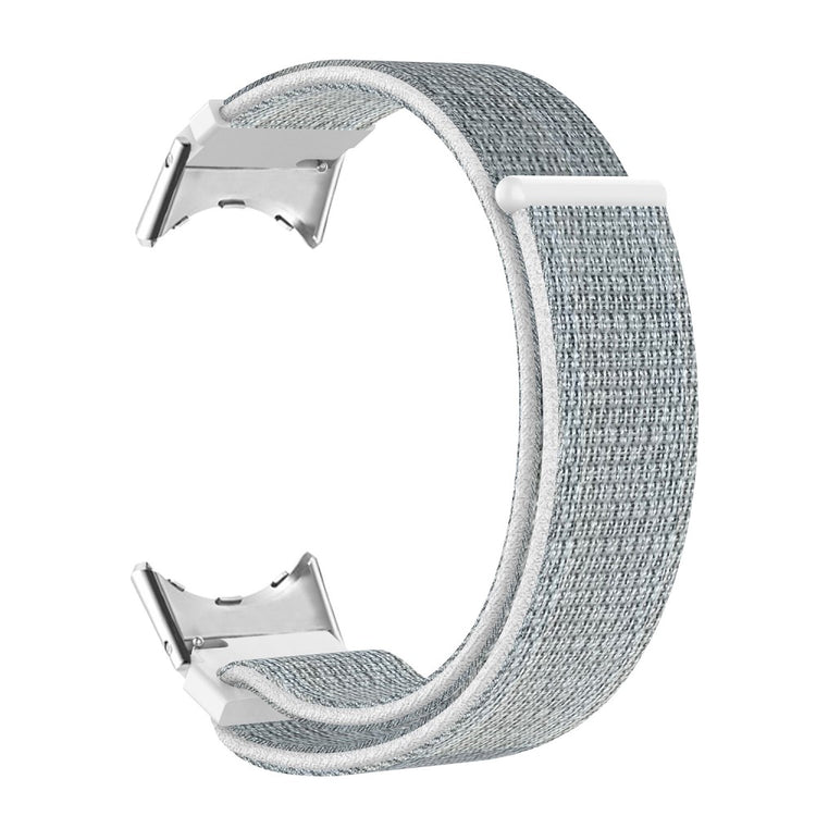 Super flot Google Pixel Watch Nylon Rem - Sølv#serie_1