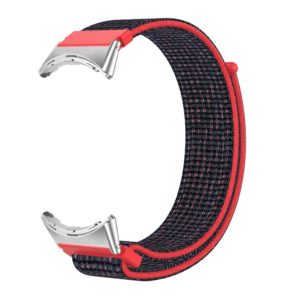 Super flot Google Pixel Watch Nylon Rem - Rød#serie_6