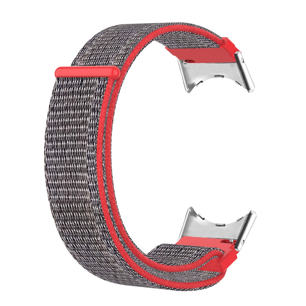 Super flot Google Pixel Watch Nylon Rem - Rød#serie_7