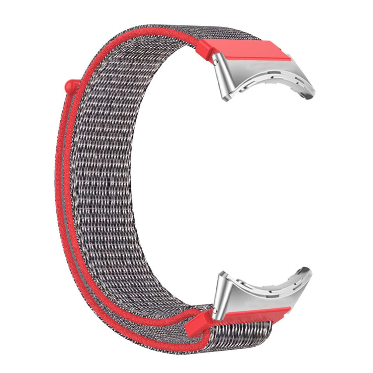 Super flot Google Pixel Watch Nylon Rem - Rød#serie_7