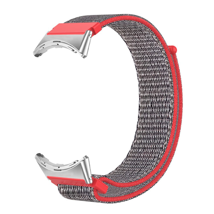 Super flot Google Pixel Watch Nylon Rem - Rød#serie_7