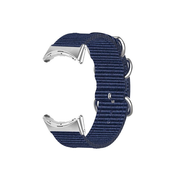 Vildt slidstærk Google Pixel Watch Nylon Rem - Blå#serie_10