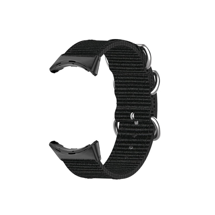 Vildt slidstærk Google Pixel Watch Nylon Rem - Sort#serie_2