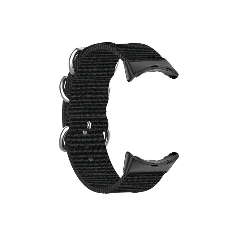 Vildt slidstærk Google Pixel Watch Nylon Rem - Sort#serie_2