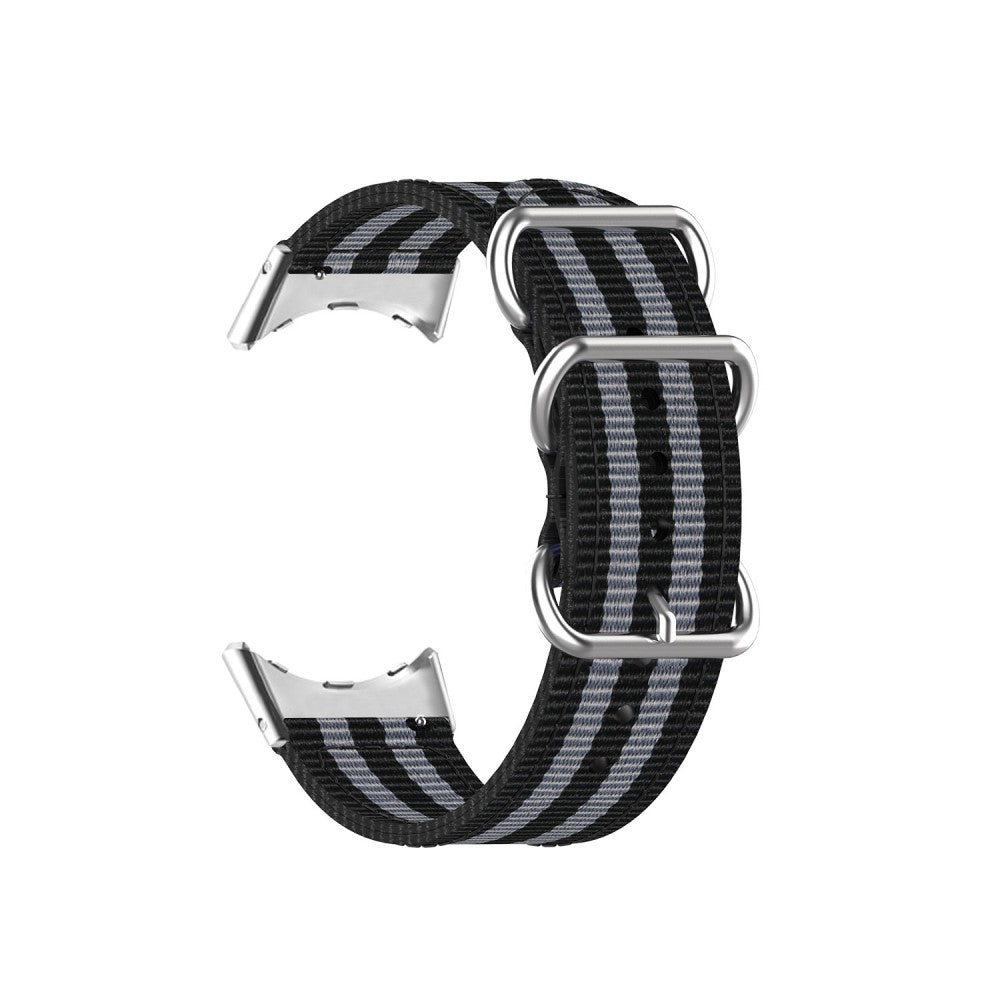 Vildt slidstærk Google Pixel Watch Nylon Rem - Sort#serie_4
