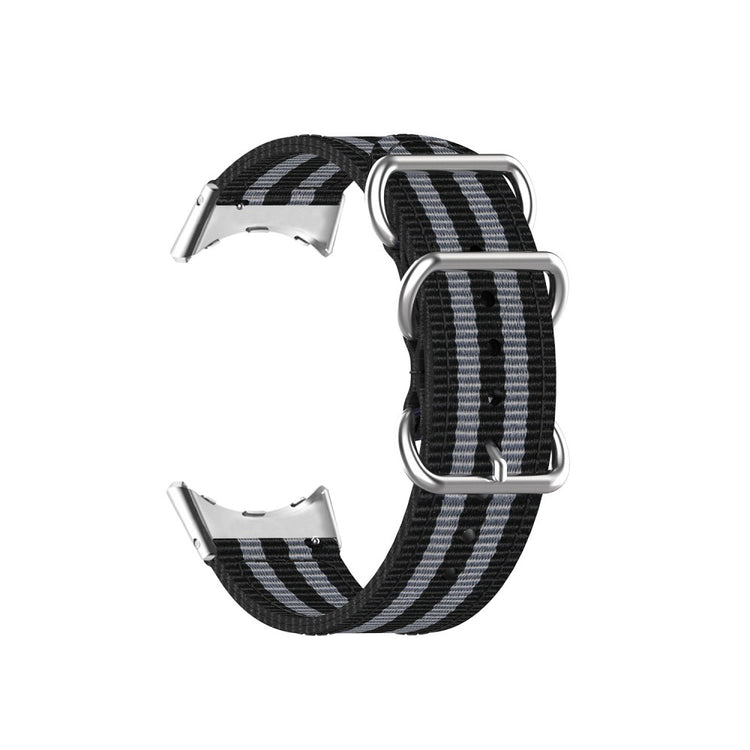 Vildt slidstærk Google Pixel Watch Nylon Rem - Sort#serie_4