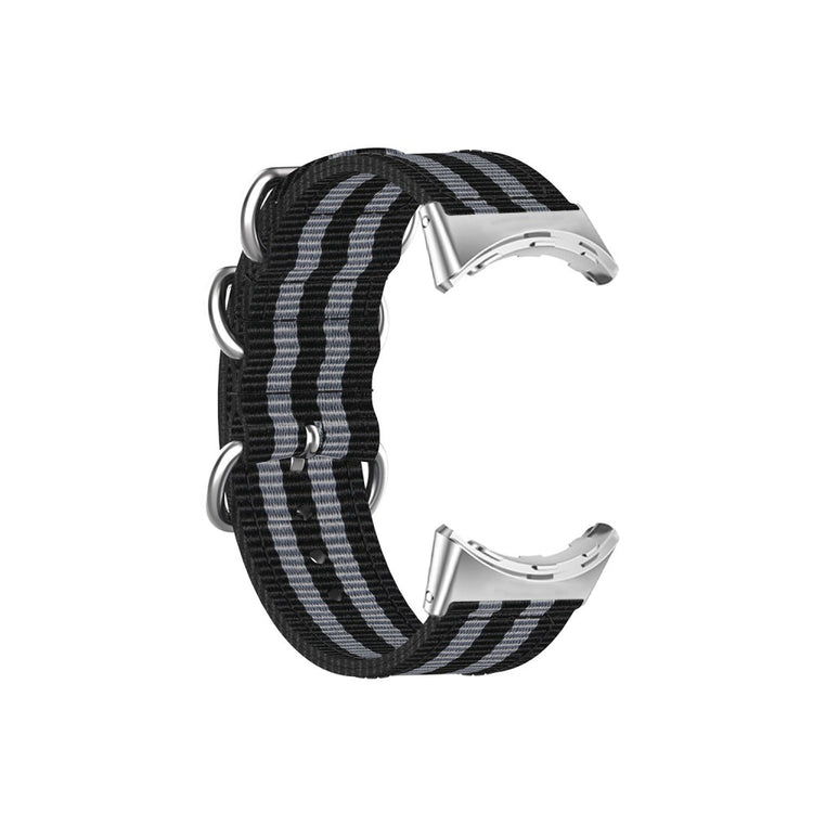 Vildt slidstærk Google Pixel Watch Nylon Rem - Sort#serie_4