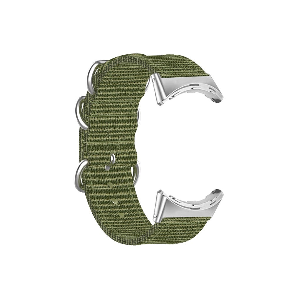 Vildt slidstærk Google Pixel Watch Nylon Rem - Grøn#serie_6