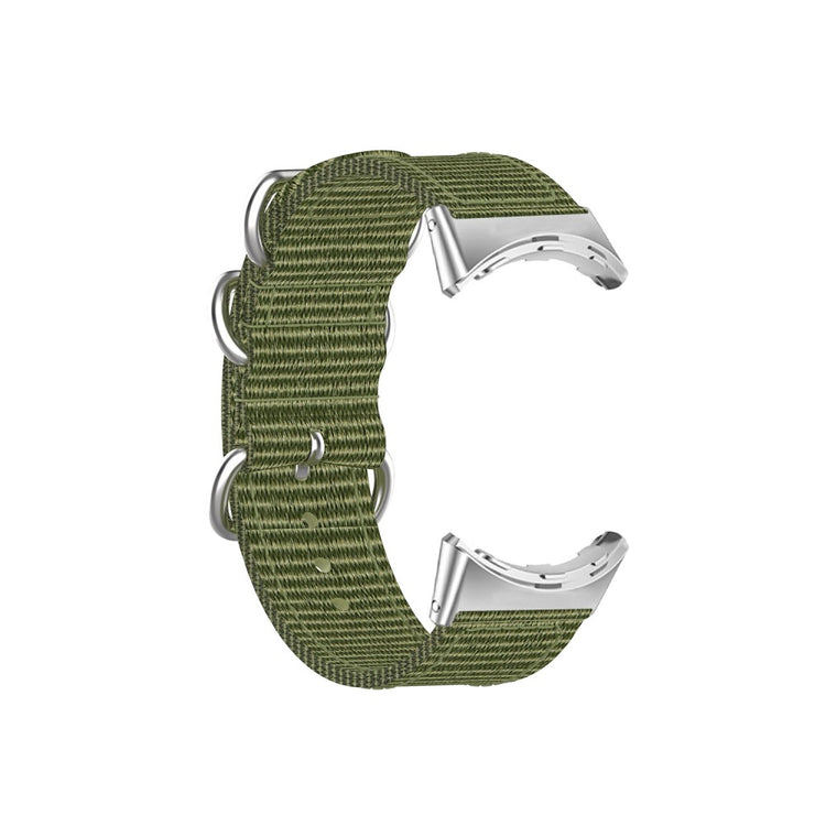 Vildt slidstærk Google Pixel Watch Nylon Rem - Grøn#serie_6