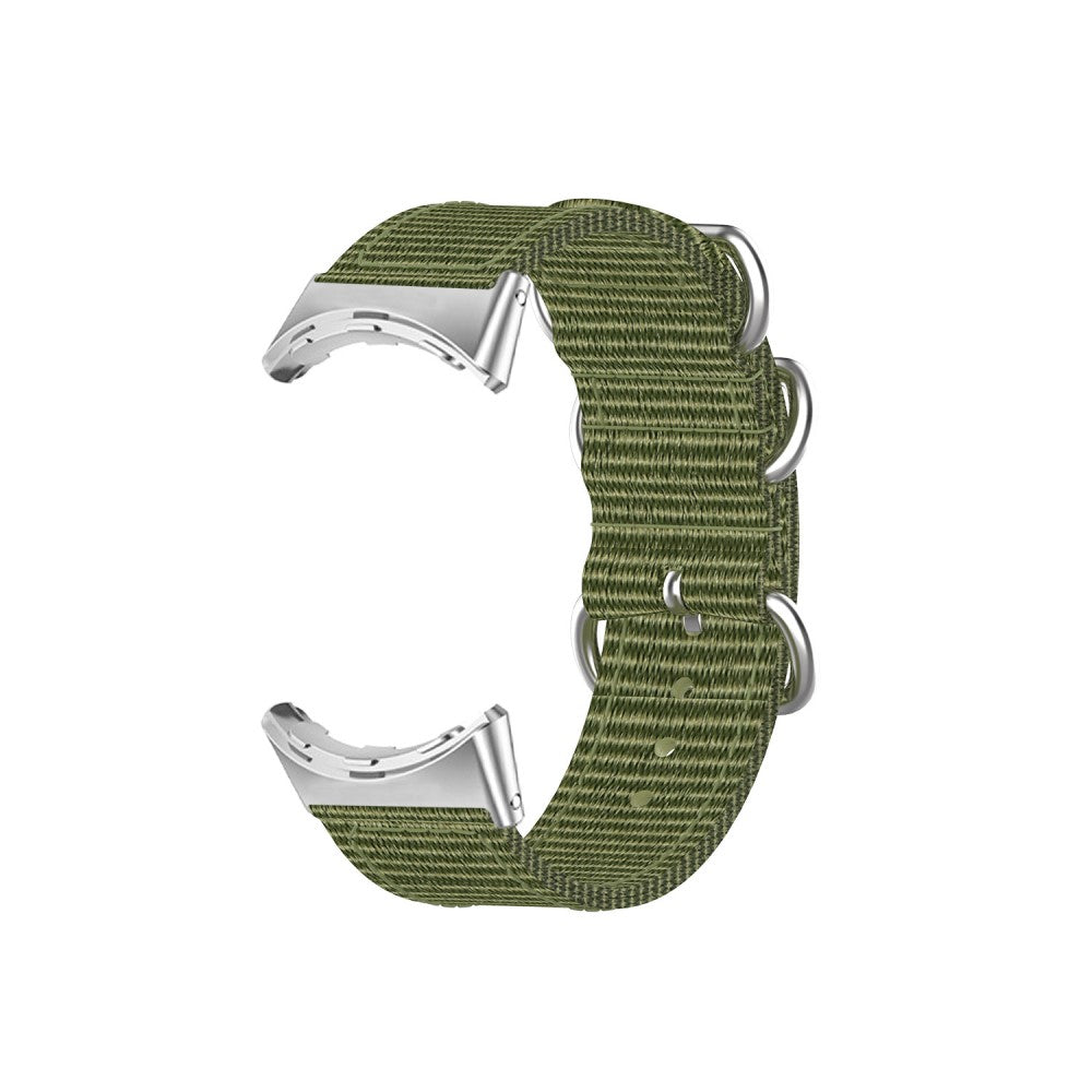 Vildt slidstærk Google Pixel Watch Nylon Rem - Grøn#serie_6