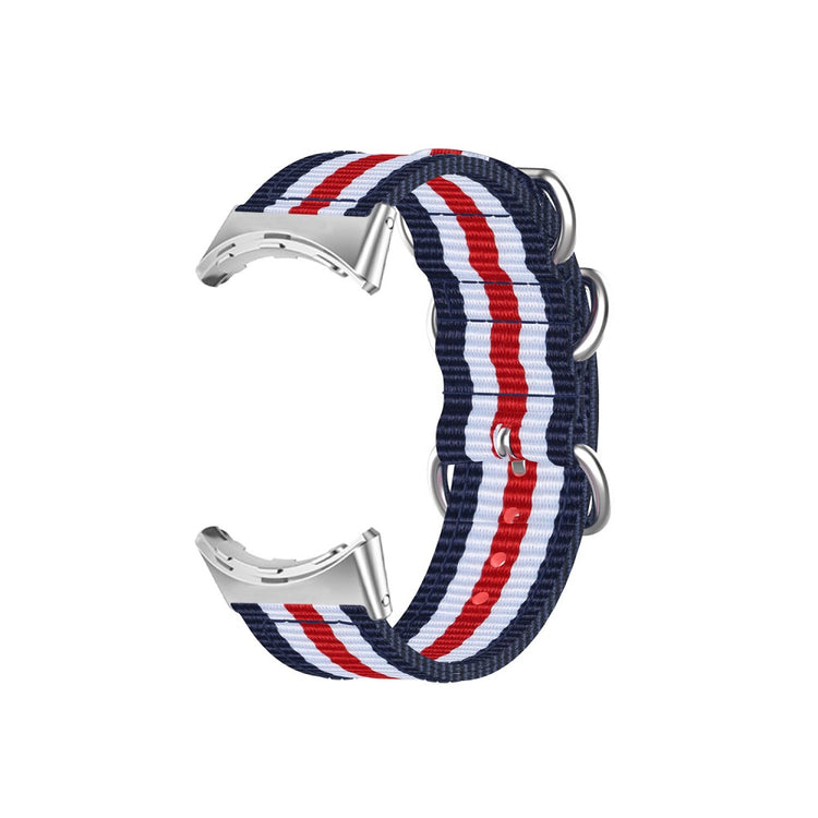Vildt slidstærk Google Pixel Watch Nylon Rem - Flerfarvet#serie_7