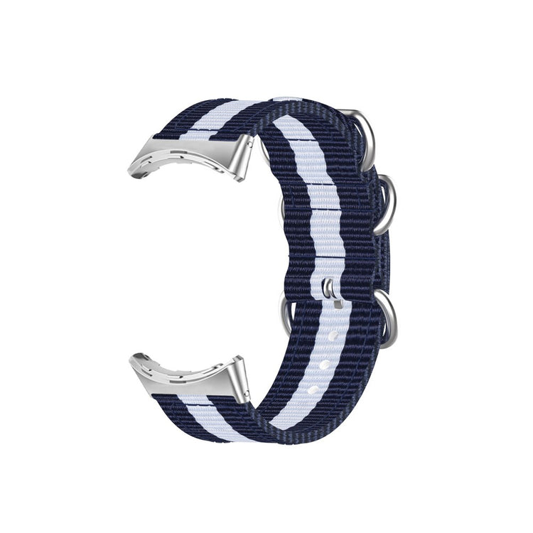 Vildt slidstærk Google Pixel Watch Nylon Rem - Blå#serie_8
