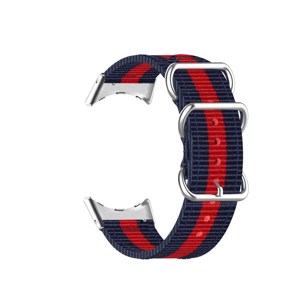 Vildt slidstærk Google Pixel Watch Nylon Rem - Rød#serie_9