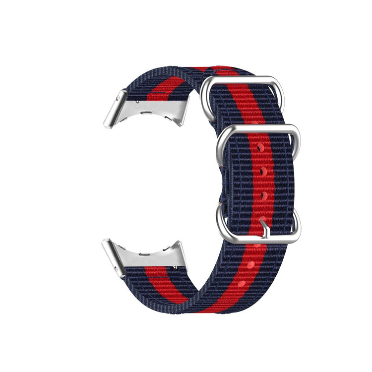 Vildt slidstærk Google Pixel Watch Nylon Rem - Rød#serie_9
