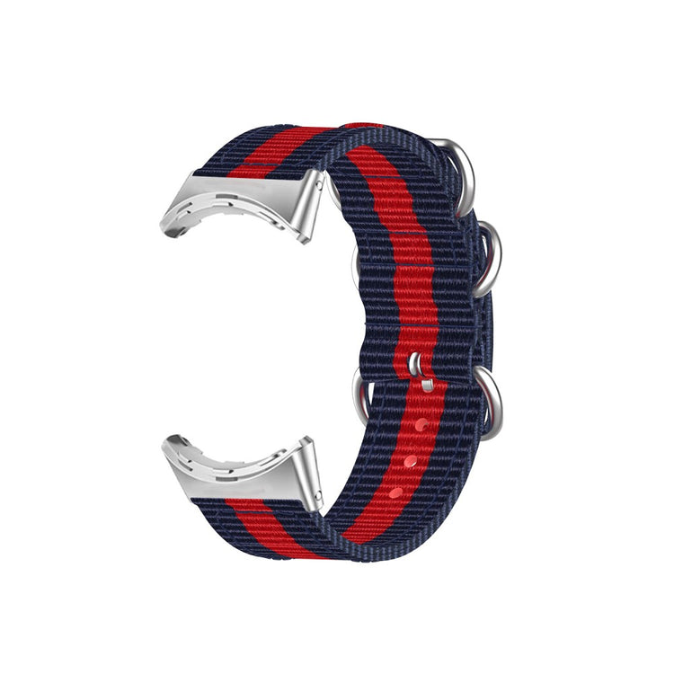 Vildt slidstærk Google Pixel Watch Nylon Rem - Rød#serie_9