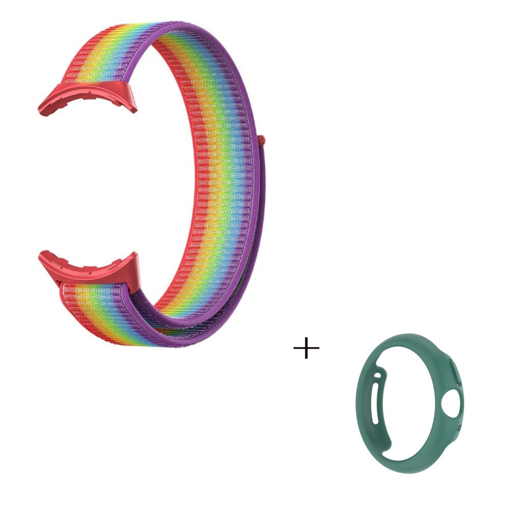 Vildt smuk Google Pixel Watch Plastik og Nylon Rem - Flerfarvet#serie_2
