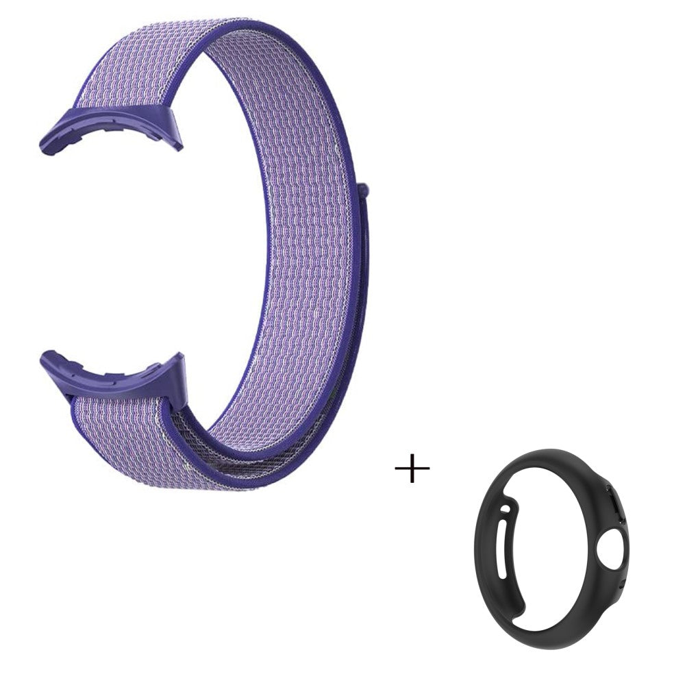 Smuk Google Pixel Watch Plastik og Nylon Rem - Lilla#serie_7