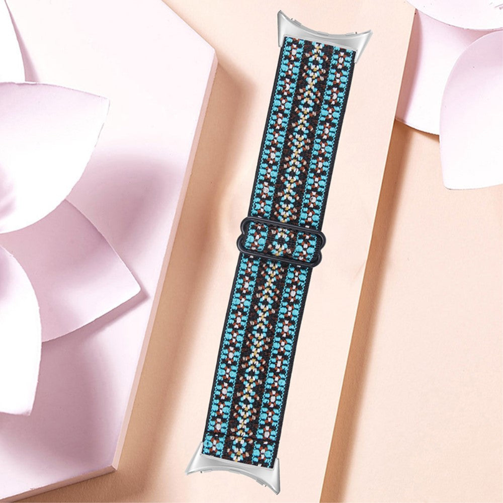 Helt vildt hårdfør Google Pixel Watch Nylon Rem - Grøn#serie_3