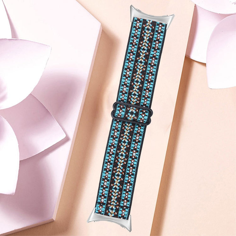 Helt vildt hårdfør Google Pixel Watch Nylon Rem - Grøn#serie_3