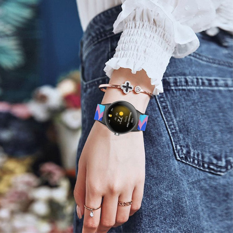 Super elegant Google Pixel Watch Nylon Rem - Flerfarvet#serie_1