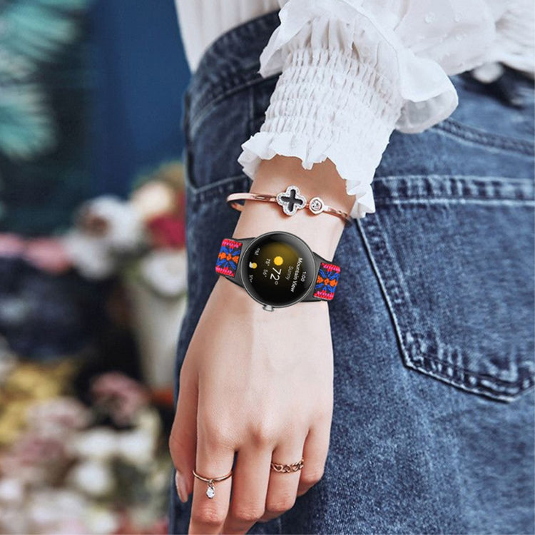 Super elegant Google Pixel Watch Nylon Rem - Rød#serie_13