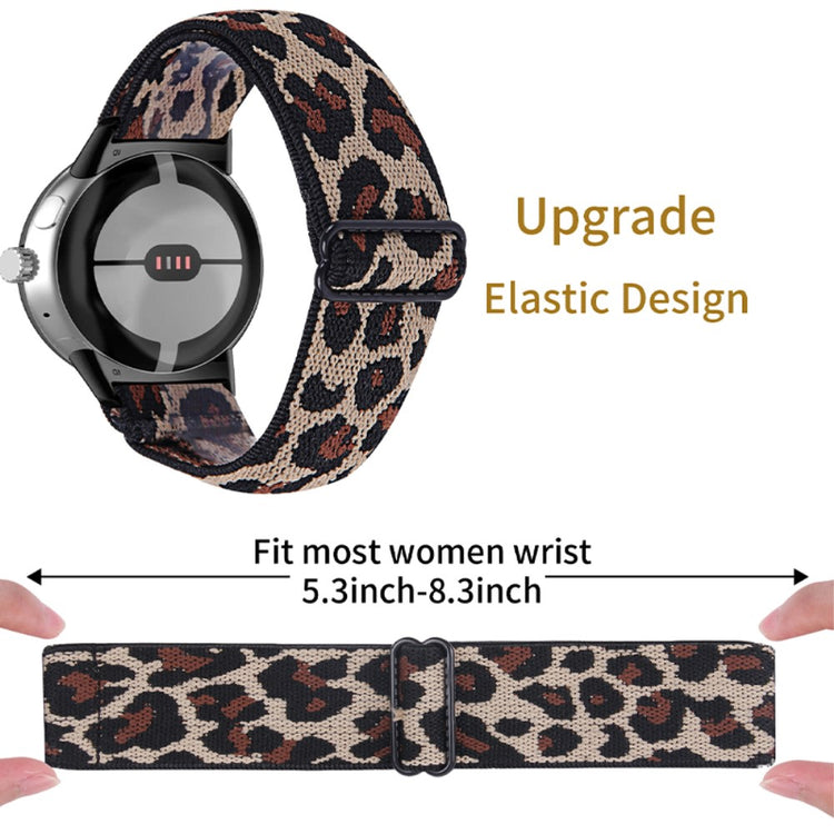 Super elegant Google Pixel Watch Nylon Rem - Brun#serie_2