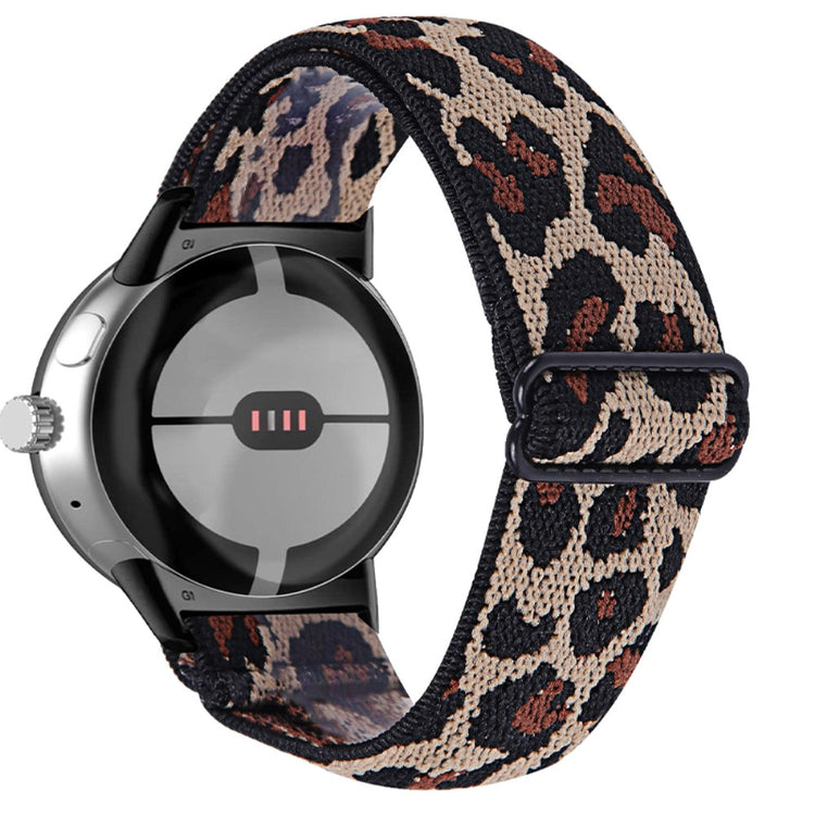 Super elegant Google Pixel Watch Nylon Rem - Brun#serie_2