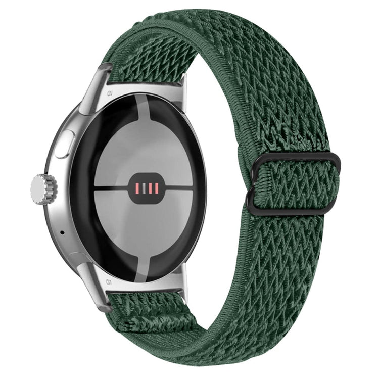 Rigtigt elegant Google Pixel Watch Nylon Rem - Grøn#serie_7