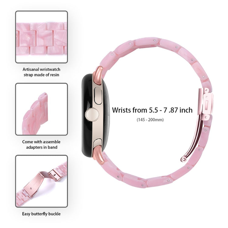 Mega skøn Google Pixel Watch Plastik Rem - Pink#serie_10