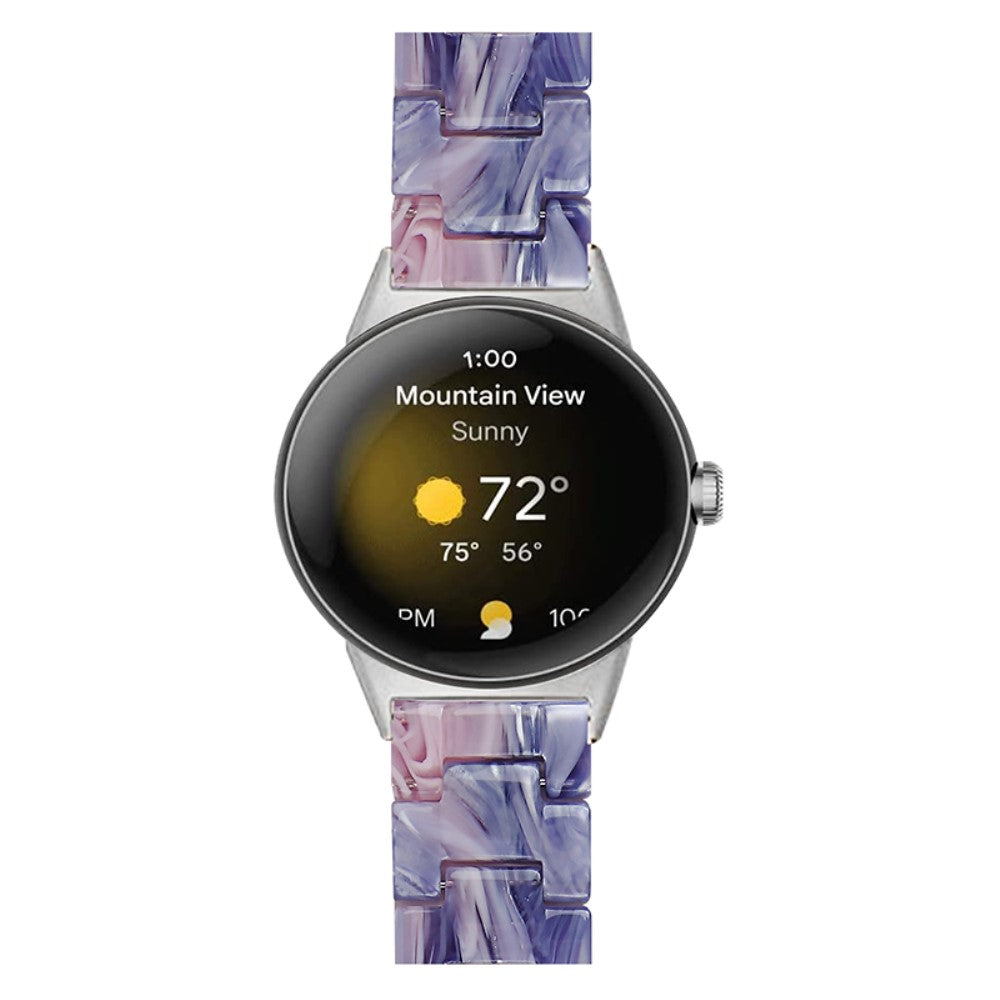 Mega skøn Google Pixel Watch Plastik Rem - Lilla#serie_11