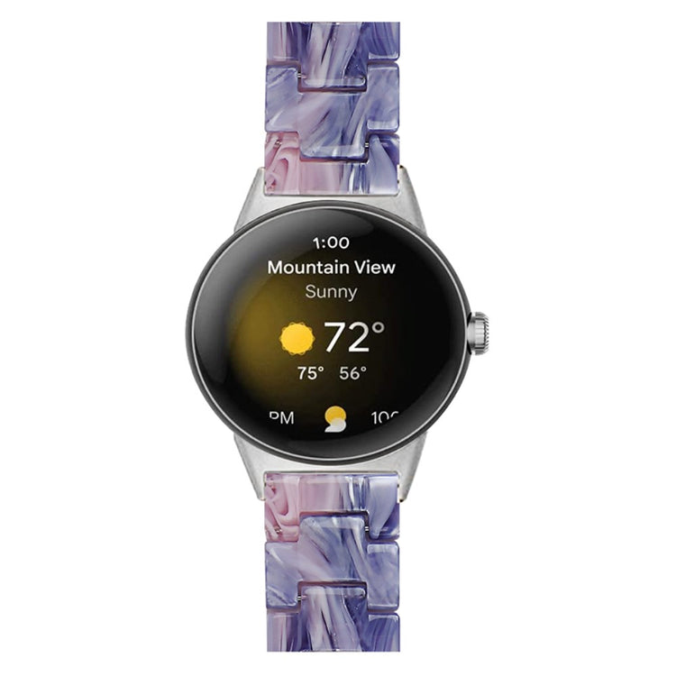 Mega skøn Google Pixel Watch Plastik Rem - Lilla#serie_11