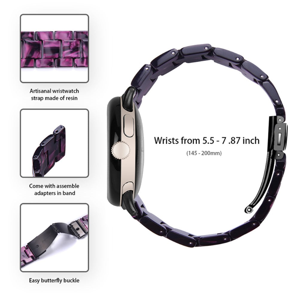Mega skøn Google Pixel Watch Plastik Rem - Lilla#serie_12