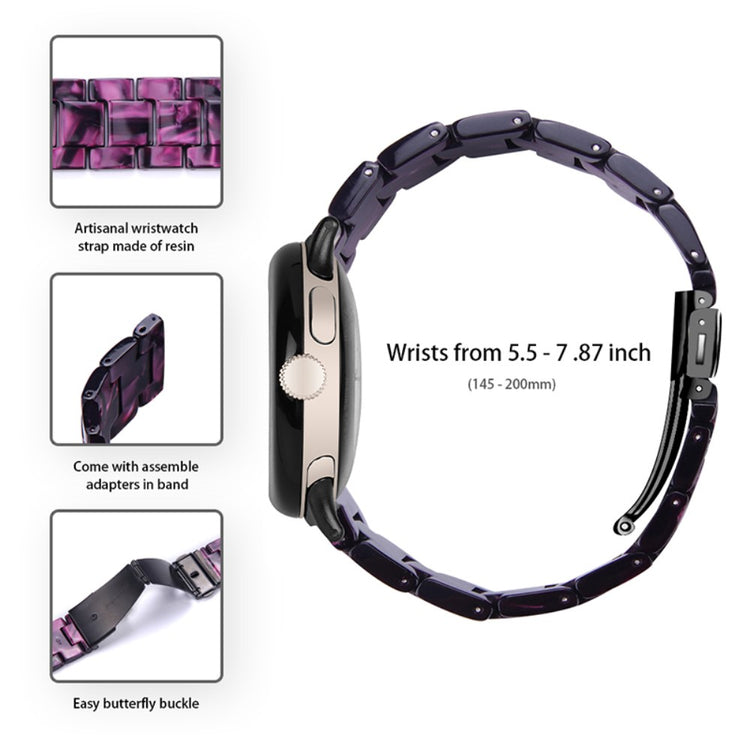 Mega skøn Google Pixel Watch Plastik Rem - Lilla#serie_12