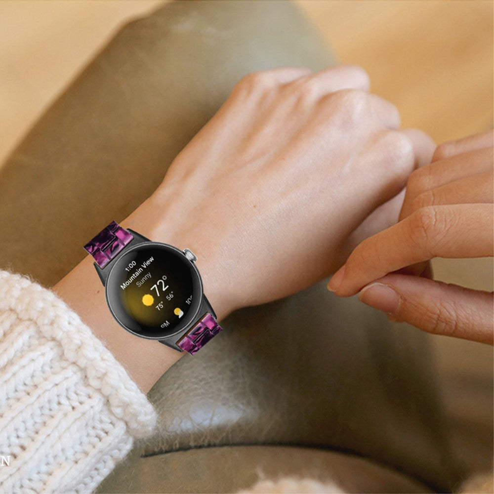 Mega skøn Google Pixel Watch Plastik Rem - Lilla#serie_12