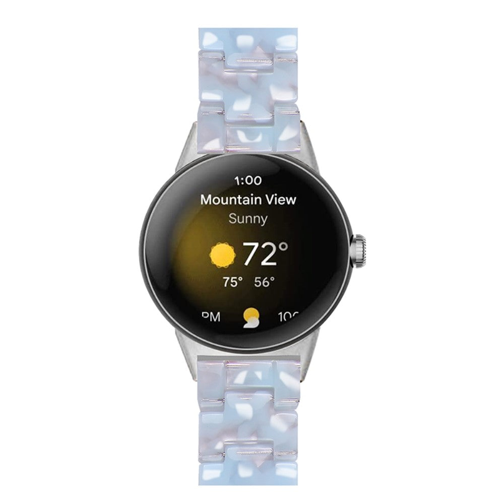 Mega skøn Google Pixel Watch Plastik Rem - Blå#serie_2
