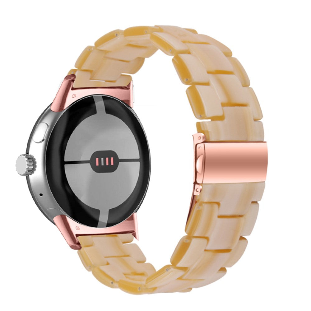 Mega skøn Google Pixel Watch Plastik Rem - Brun#serie_4