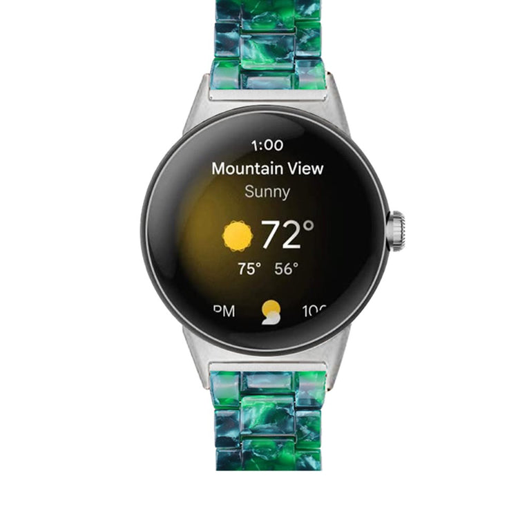 Mega skøn Google Pixel Watch Plastik Rem - Grøn#serie_5