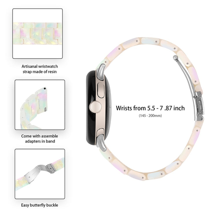Mega skøn Google Pixel Watch Plastik Rem - Hvid#serie_7