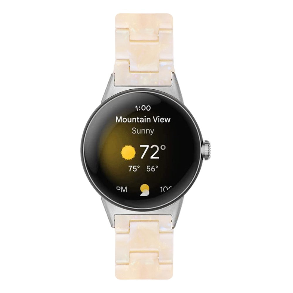 Mega skøn Google Pixel Watch Plastik Rem - Hvid#serie_7