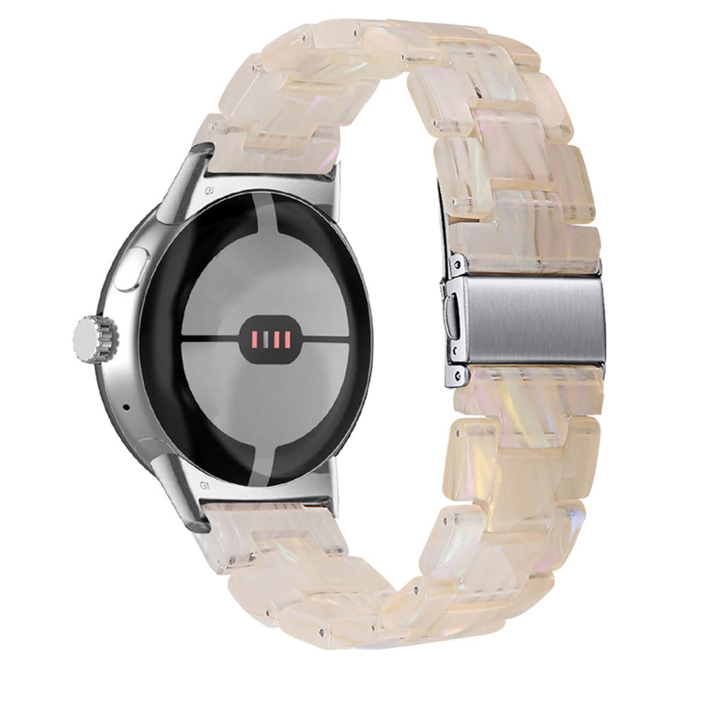 Mega skøn Google Pixel Watch Plastik Rem - Hvid#serie_8