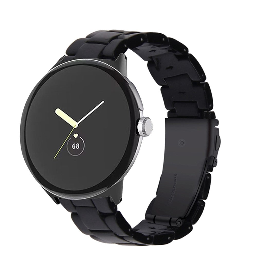 Super pænt Google Pixel Watch Plastik Rem - Sort#serie_18