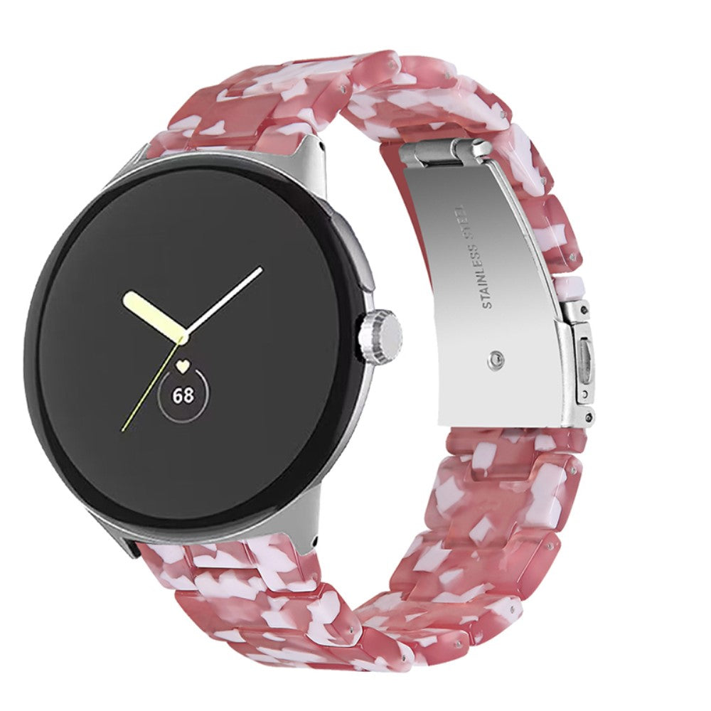 Super pænt Google Pixel Watch Plastik Rem - Rød#serie_19
