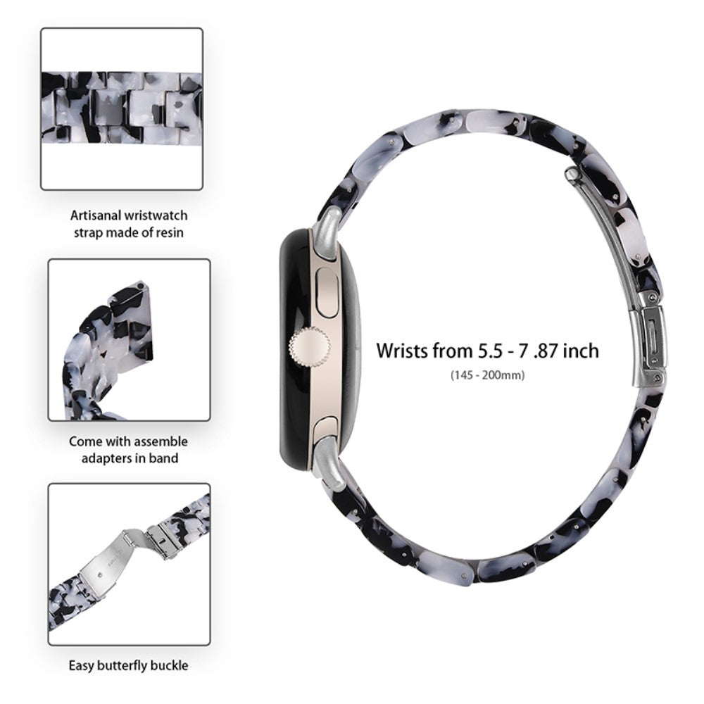 Super pænt Google Pixel Watch Plastik Rem - Sort#serie_20