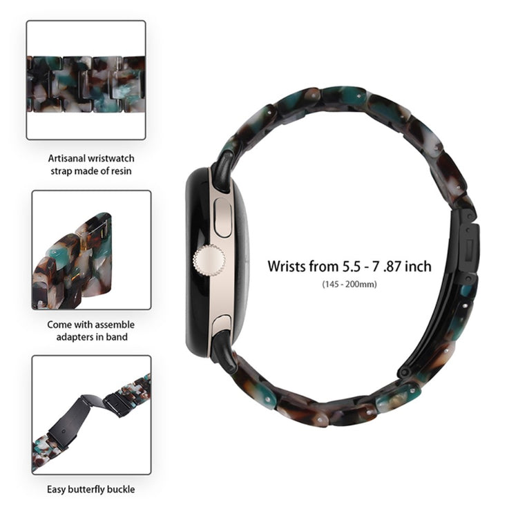 Super pænt Google Pixel Watch Plastik Rem - Flerfarvet#serie_24