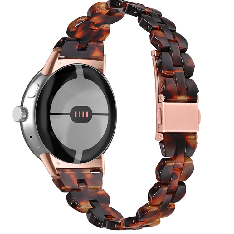 Meget fint Google Pixel Watch Plastik Rem - Brun#serie_2