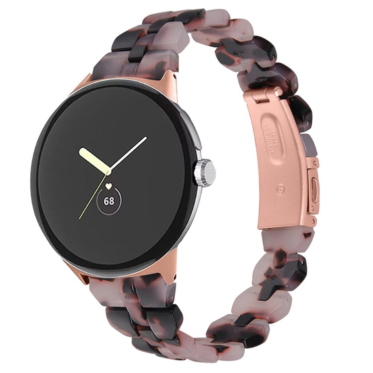 Meget fint Google Pixel Watch Plastik Rem - Pink#serie_4