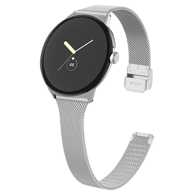 Meget flot Google Pixel Watch Metal Rem - Sølv#serie_057