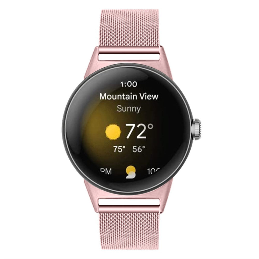 Mega kønt Google Pixel Watch Metal Rem - Pink#serie_4